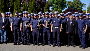 policjanci biorą udział w wojewódzkich eliminacjach do konkursu „Policjant Ruchu Drogowego 2024”