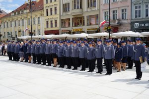 policjanci podczas wojewódzkiego Święta Policji 2019